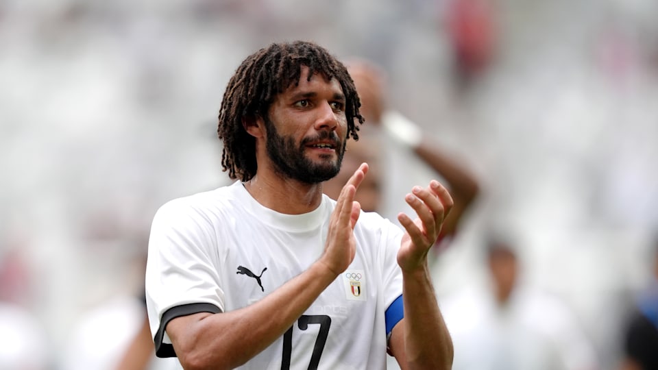 Mohamed Elneny of Team Egypt at Paris 2024