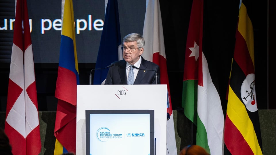 IOC Honorary President Bach