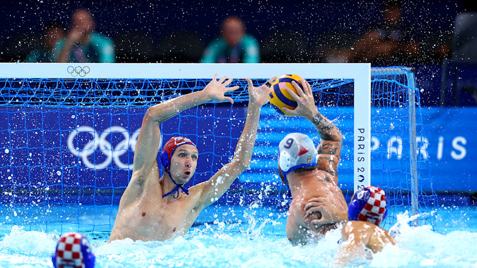 Serbia have etched their name into Olympic water polo history by winning their third consecutive gold medal | Paris 2024 Water Polo Results and Highlights | Mania Africa