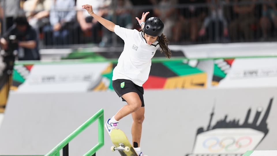 Rayssa Leal é destaque do Skate Street em Paris 2024