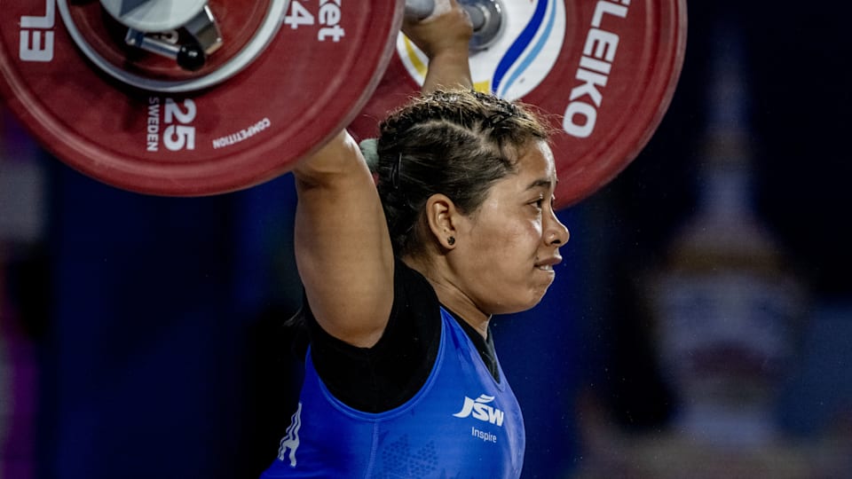 IWF World Cup 2024 weightlifting Bindyarani Devi wins bronze medal