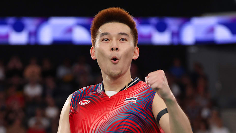Korea Masters 2024 badminton Vitidsarn claims first title since