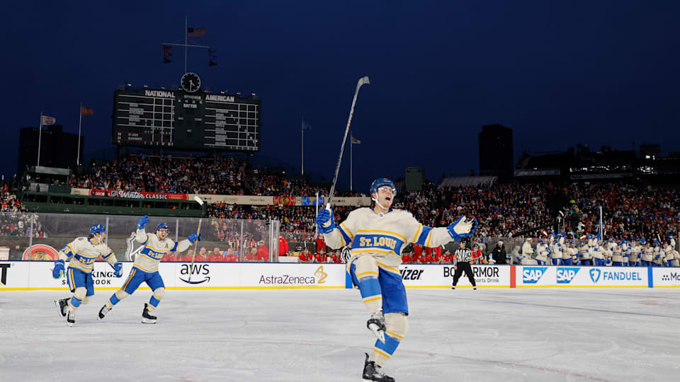 Cam Fowler shines as Blues tie NHL Winter Classic record for goals