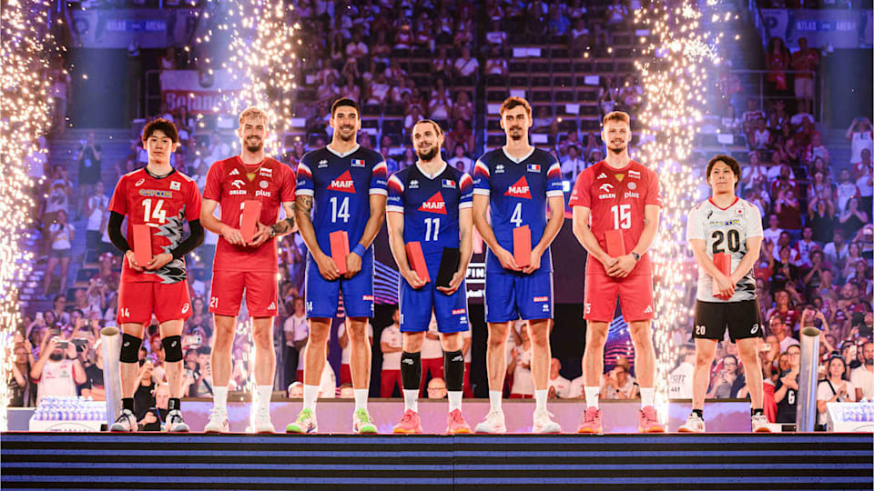 Liga das Nações de Vôlei (VNL) Masculino 2024 veja a seleção do