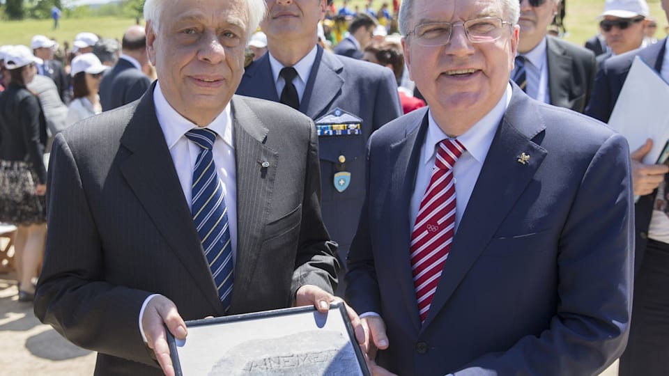Stone from Ancient Olympia used for designing new Olympic Laurel award