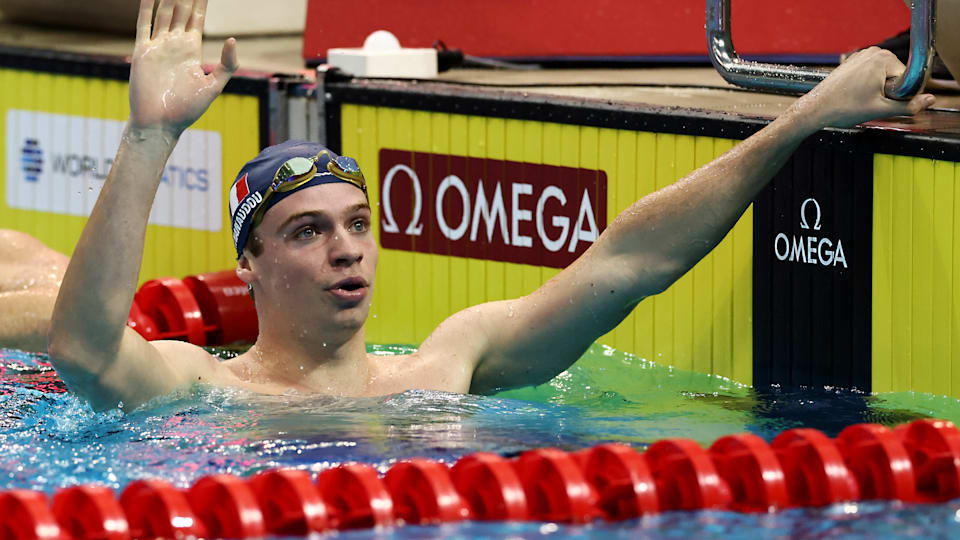 Exhausted Leon Marchand withdraws from 2024 short course world swimming championships