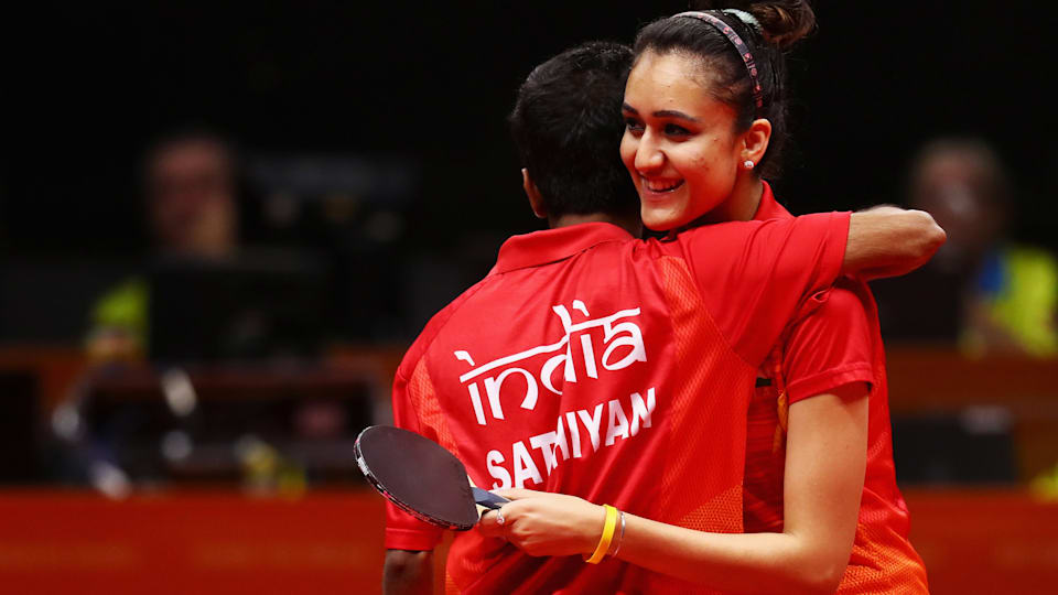 人気定番の Budapest Contender WTT win Sathiyan G Batra, Manika mixed title doubles フェイスクリーム
