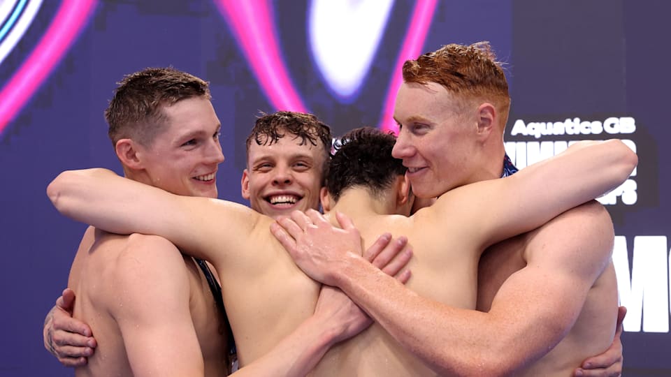 Revezamento 4x200m da Grã-Bretanha