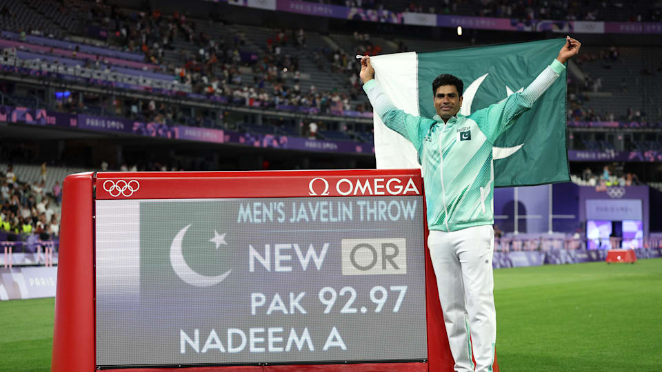 Arshad Nadeem of Team Pakistan