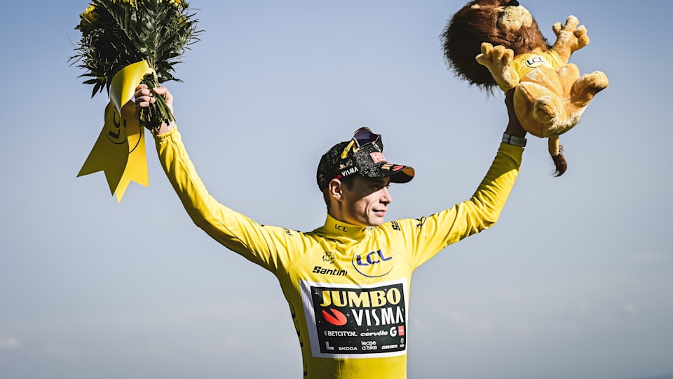 Jonas Vingegaard of Team Denmark at Tour de France 2023