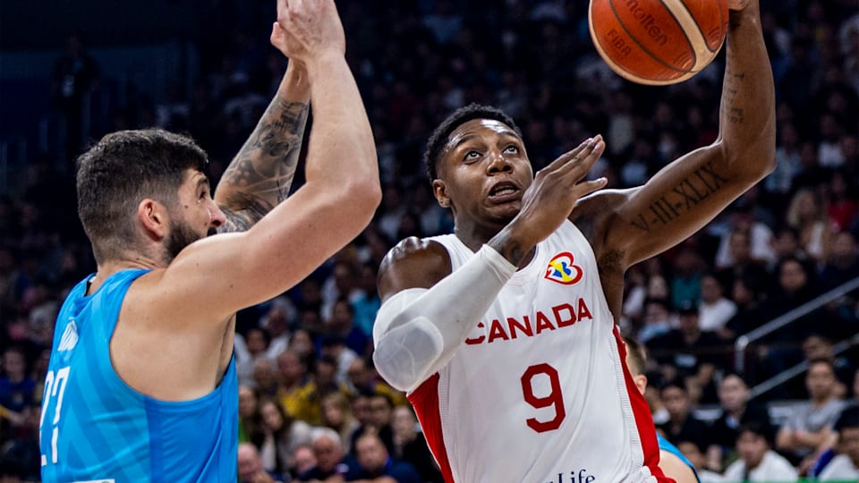 RJ Barrett dominated the second half as Canada beat Slovenia in the FIBA Basketball World Cup quarter-finals.