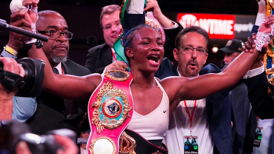 Double Olympic champ Claressa Shields unifies world boxing titles