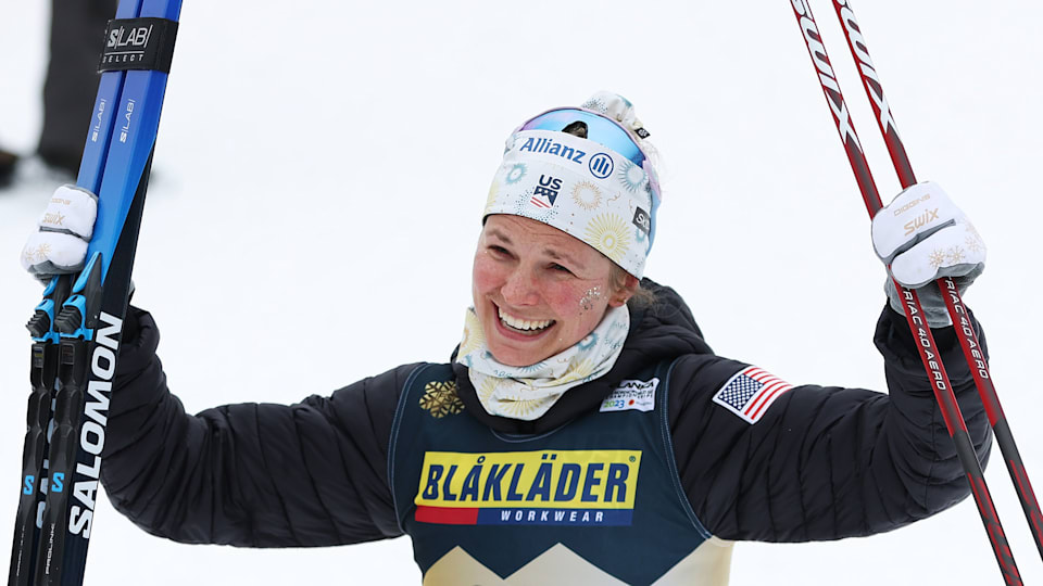 Jessie Diggins wins Falun mass start to regain CrossCountry World Cup