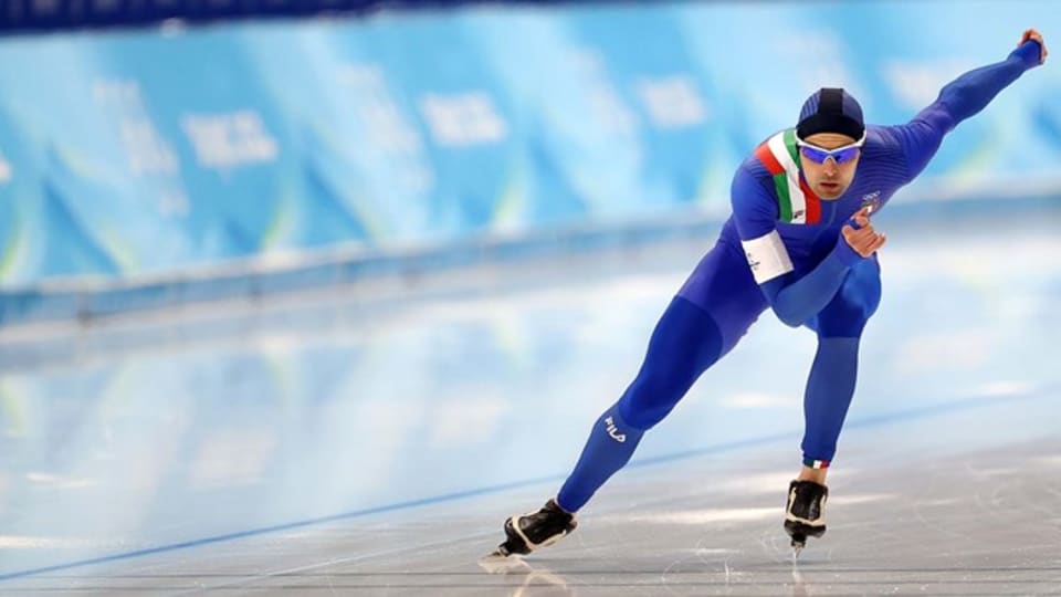 Atleta di pattinaggio di velocità