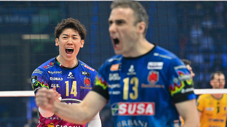 石川祐希所属のペルージャが初優勝…日本男子初の快挙