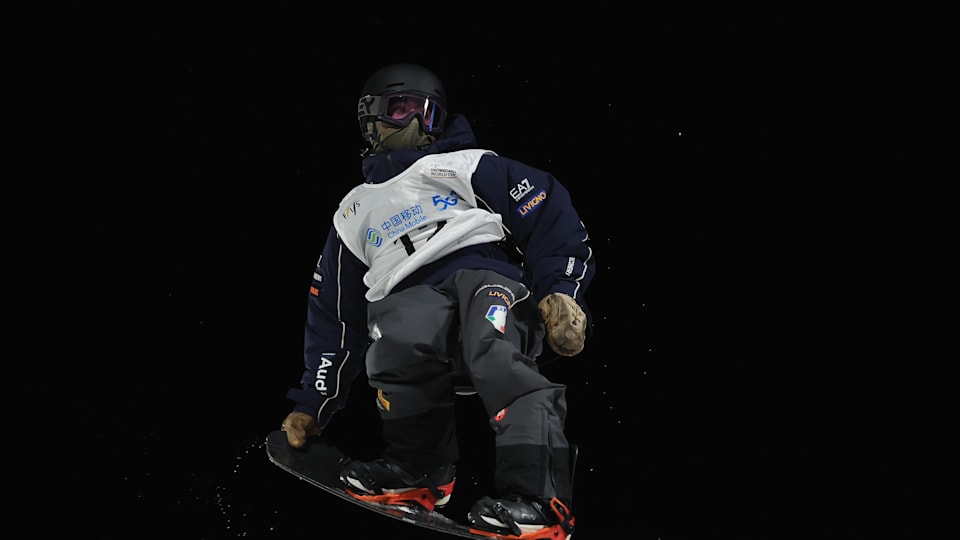 Ian Matteoli in action at the 2024/25 World Cup in Beijing