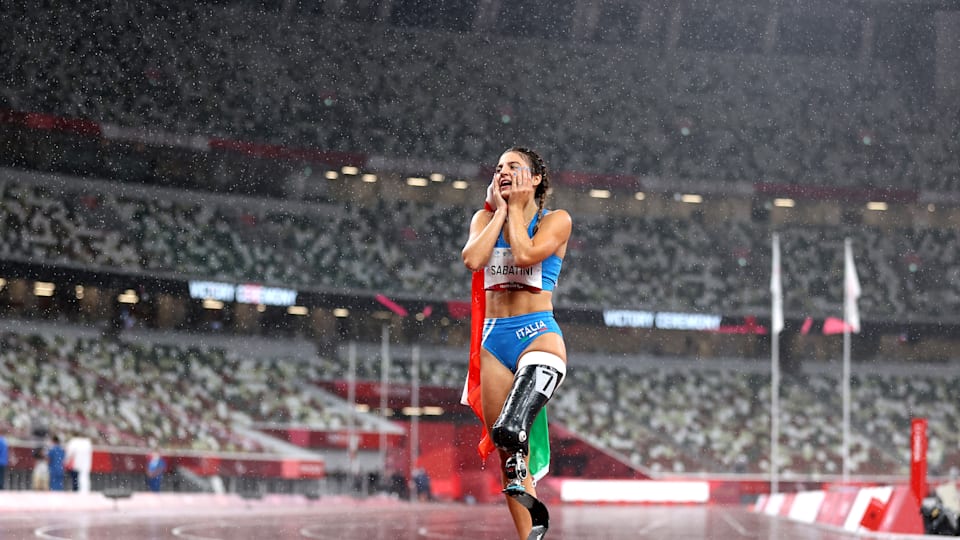 Ambra Sabatini won gold at the Tokyo 2020 Paralympic Games