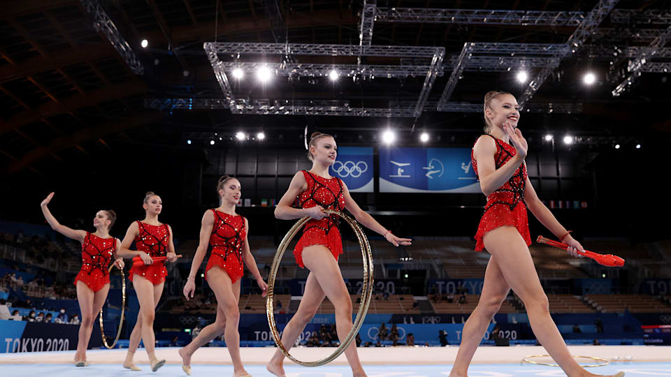 Team Bulgaria in rhythmic gymnastics