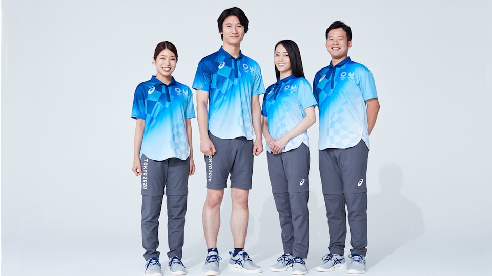 Field Cast' and 'City Cast' uniforms for Tokyo 2020 staff and
