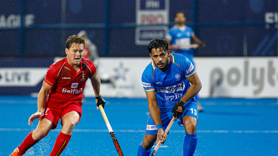 The Indian team is working on converting attack from the 25-yard line to successful circle penetrations, said Harmanpreet Singh. Photo: Hockey India