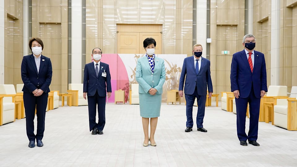 IOC President meets Tokyo Governor KOIKE with eight days to go until the Olympic Games  