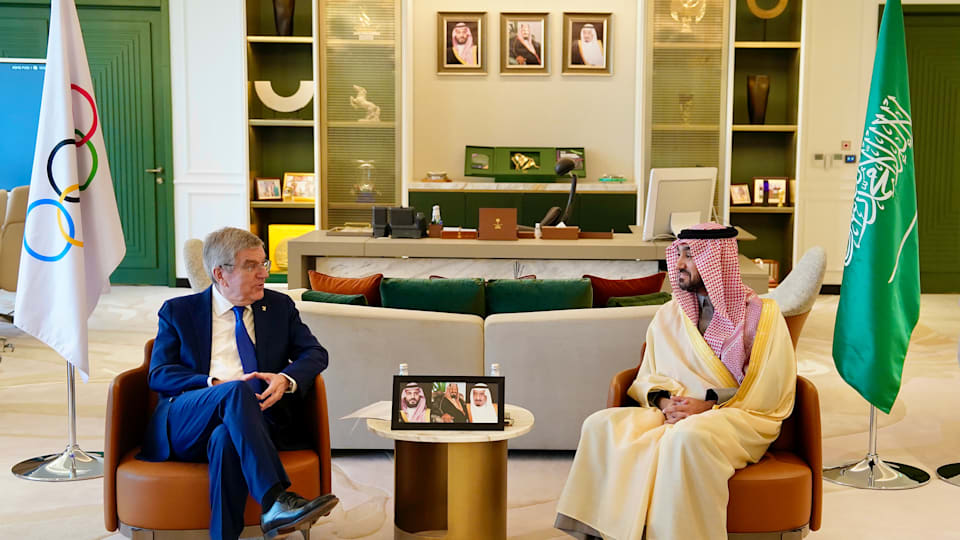 IOC President with the Saudi Arabia NOC President
