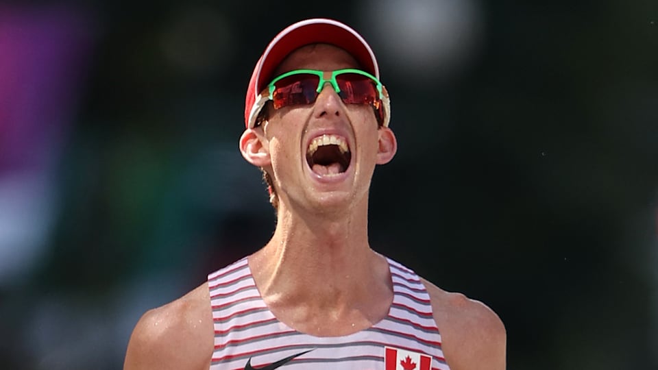 Canada's Evan Dunfee breaks 35km race walk world record