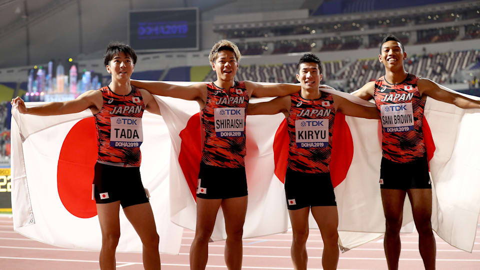 【新品未使用】2019ドーハ世界陸上　日本代表ユニフォームM 2019ドーハ世界陸上 日本代表ユニフォームM - メルカリ