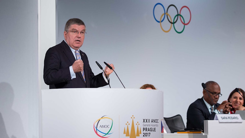 IOC President addresses ANOC General Assembly about challenges and opportunities facing the Olympic Movement