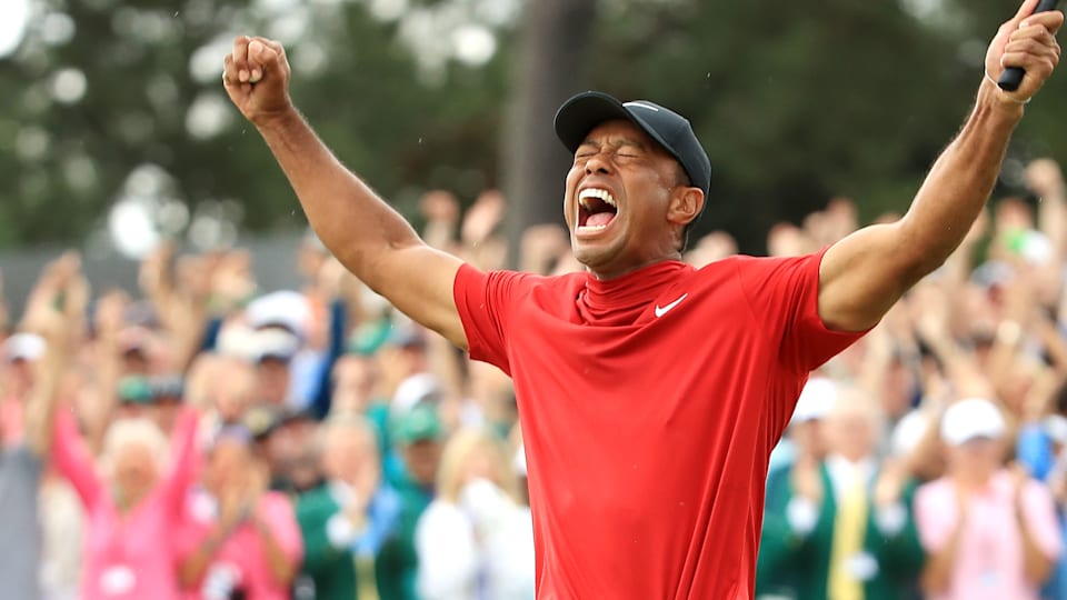 Tiger Woods claims Masters golf crown for his 15th major title