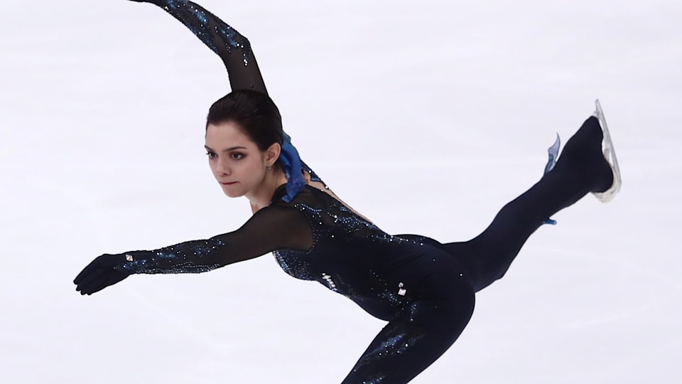 Evgenia Medvedeva outshone compatriot Alexandra Trusova to top the Ladies short program standings at the Rostelecom Cup