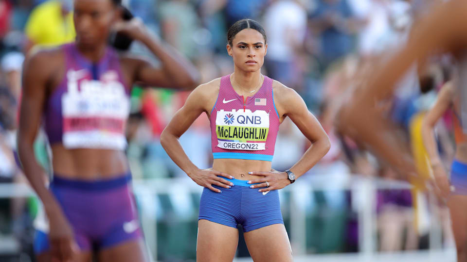 Track and field shorts top