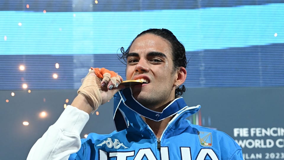 Tommaso Marini oro Italia ai Mondiali di scherma 2023 nel fioretto maschile