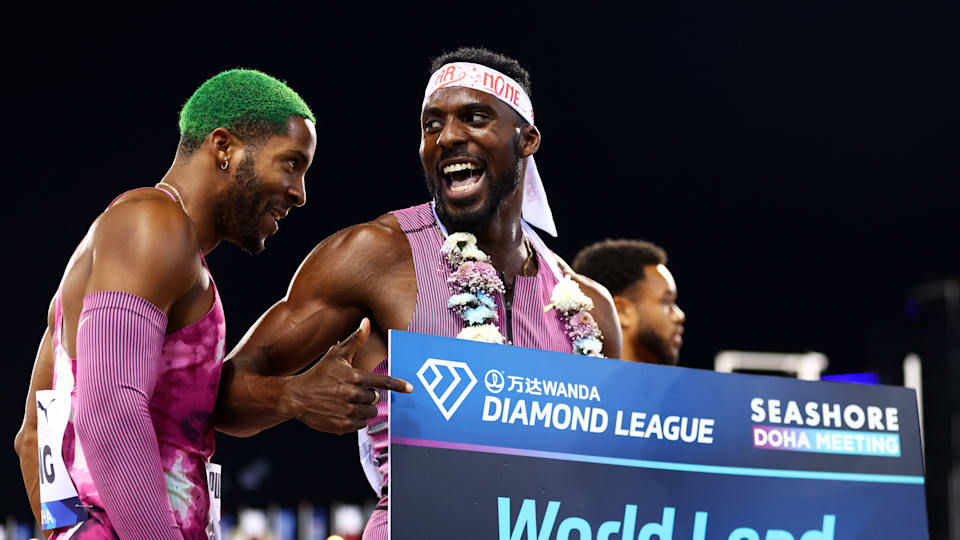 Doha Diamond League 2024 Kenny Bednarek dominates men's 200m race, sets new personal best in win