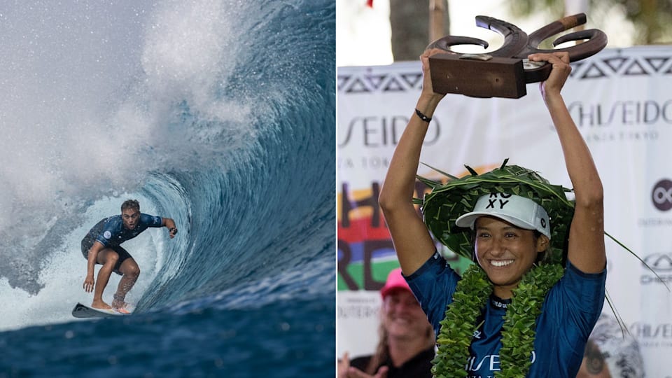 Kauli Vaast and Vahine Fierro of France