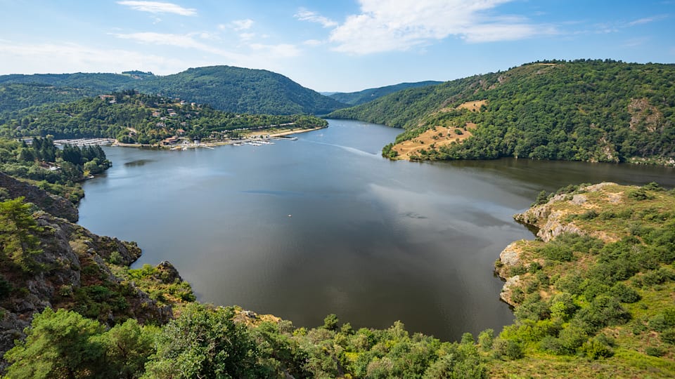 The Loire, the last wild river in Europe, and its gorges