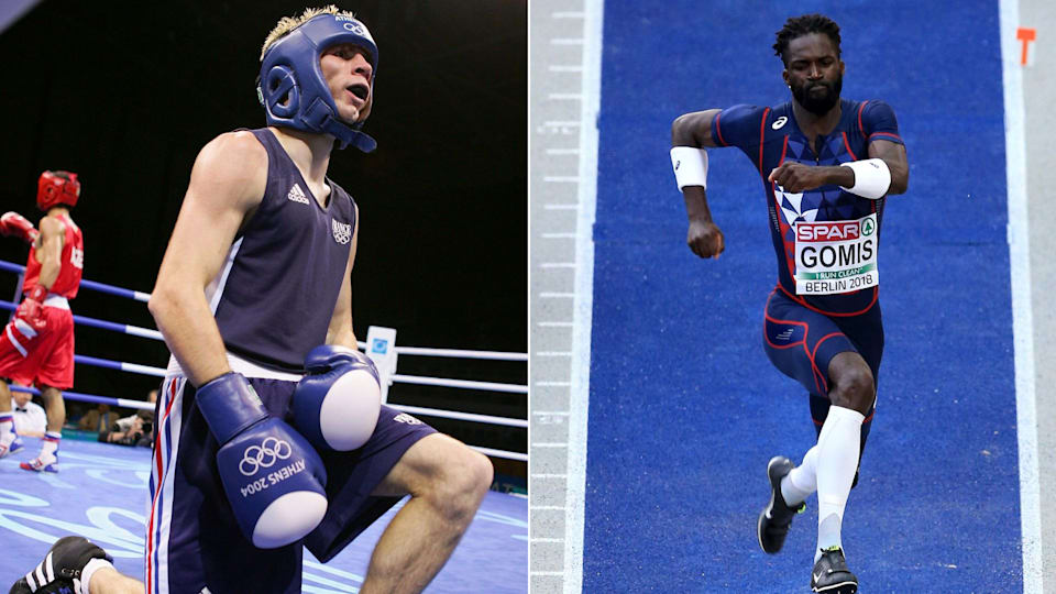 Jerome Thomas (boxing) and Kafetien Gomis (athletics) of France