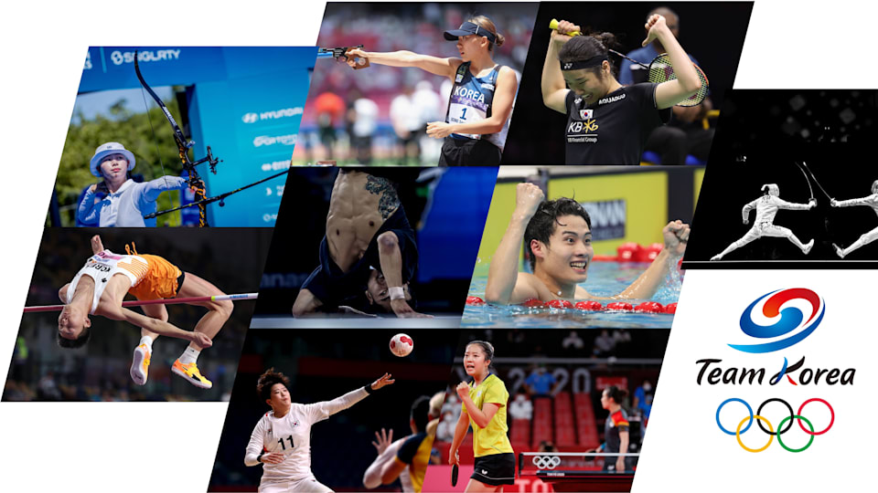 Team Korea collage - Paris 2024