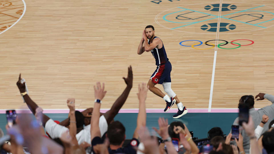 Stephen Curry led the charge in the men's basketball final with an impressive 24 points, including 8 of 12 from three-point range | Olympics Summer Games Paris 2024 Full Highlights | Mania Africa