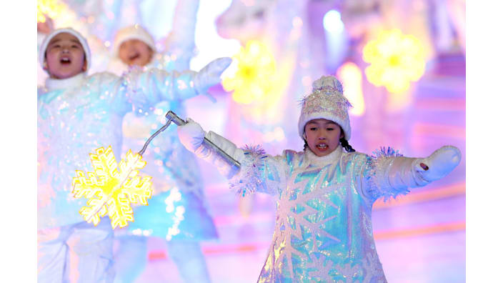 Apresentação de Beijing 2022 na cerimônia de encerramento dos Jogos  Olímpicos de Inverno de PyeongChang 2018_