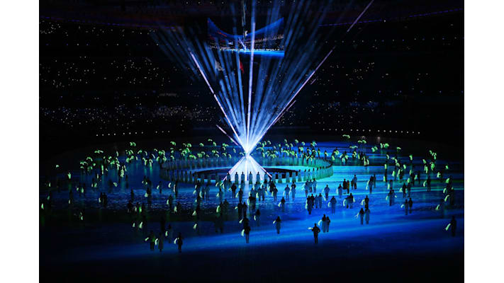 Apresentação de Beijing 2022 na cerimônia de encerramento dos Jogos  Olímpicos de Inverno de PyeongChang 2018_