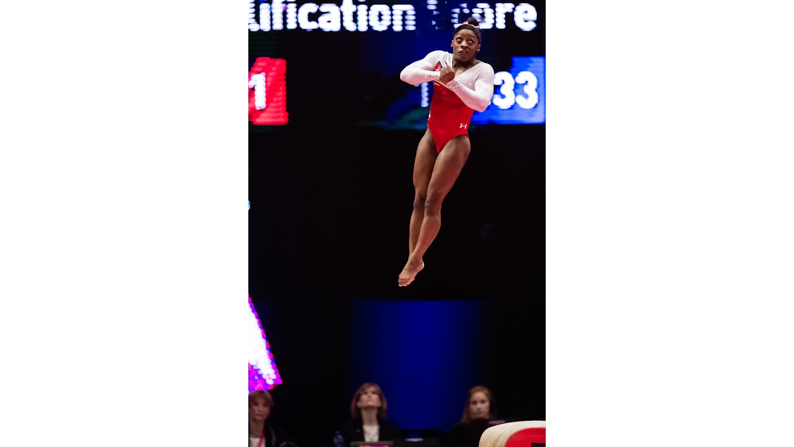 Simone Biles Team Usa Gymnastics Vault Olympic Games GIF