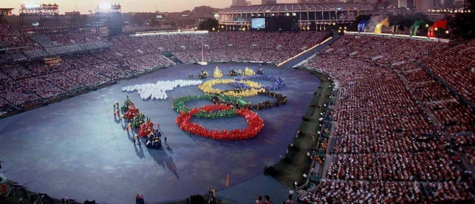 20-JUL-96. Olympic Baseball .The Atlanta-Fulton County Stadium