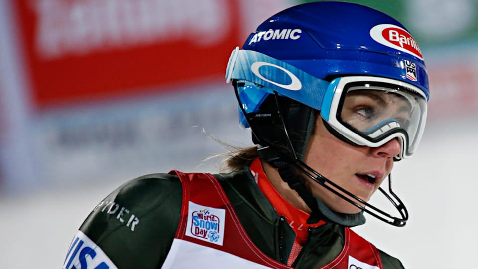 【値下げ】Mikaela Shiffrin スキーヘルメット M Mikaela Shiffrin intends to return to skiing, not retire 