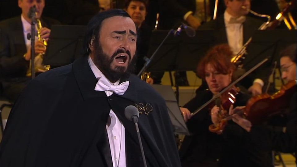 When sport meets music - Pavarotti at Turin 2006 - Olympic News