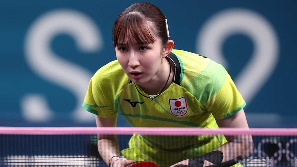 早田ひな、準決勝黒星で3位決定戦へ｜パリ2024卓球女子シングルス