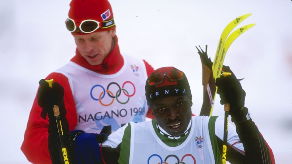 1998年冬季長野オリンピック スキー大回転競技ポール旗 1998年冬季長野オリンピック スキー大回転競技ポール旗