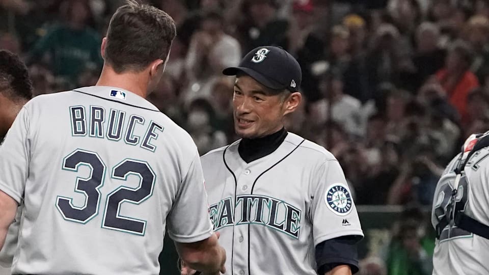 【希少】イチロー　2007年 マリナーズvsパドレス戦　MLB公式試合球 MLB開幕戦、7年ぶり凱旋のイチローは5回表で交代。試合はマリナーズが