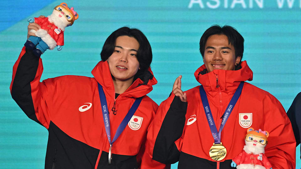 フリースタイルスキー笠村雷が金、伊藤瑠耶が銀丨アジア冬季競技大会