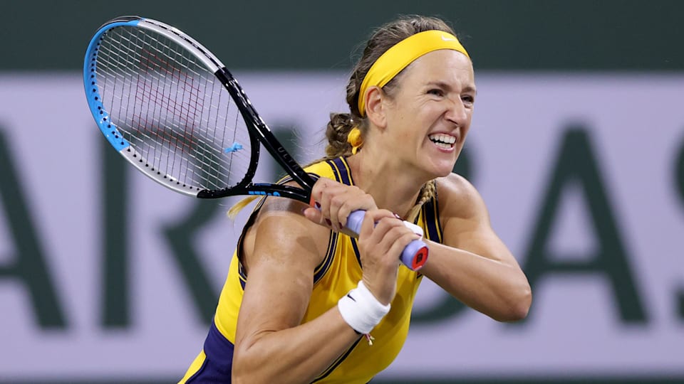 ビクトリア・アザレンカ直筆サイン入り2Lサイズ写真…ベラルーシの女子テニス選手 ビクトリア・アザレンカとパウラ・バドサが女子シングルス決勝進出